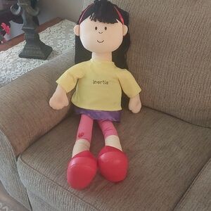 Language Littles Lizzie Talking Bilingual Plush Doll 1999 30" Large